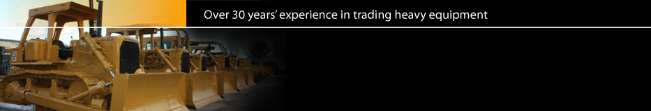Over 30 years' experience in trading heavy equipment